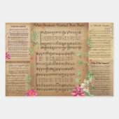 Musique classique de Noël 3 feuilles de papier env (Devant 2)