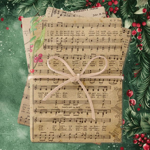 Musique classique de Noël 3 feuilles de papier env