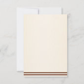 Musique classique Mariage à thème carte RSVP (Dos)