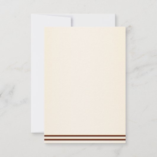 Musique classique Mariage à thème carte RSVP (Dos)