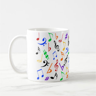 Musique colorée Notes Mug