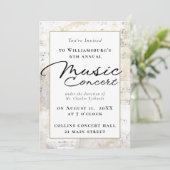 Musique Concert Performance Invitation Elegant Gol (Debout devant)