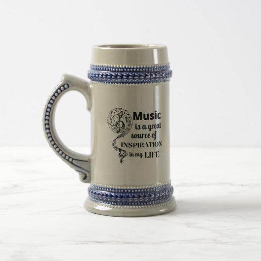 Musique Conçu Mug (Gauche)