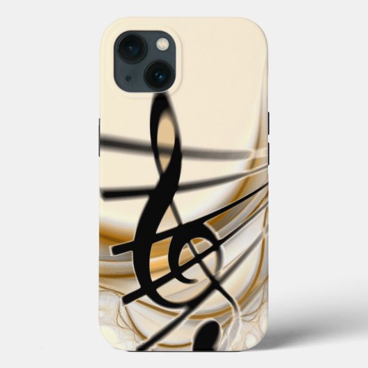 Musique - Coque à clé trible-coque iphone (Verso)