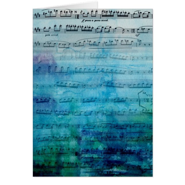 Musique d'ambiance bleue (Devant)