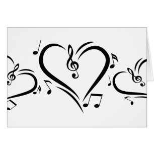 Musique d'amour de clef d'illustration