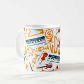 Musique dans chaque sip : Mug d'harmonie instrumen (Devant gauche)