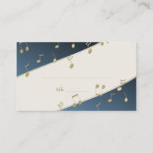 Musique dans la carte de siège aérien (Dos)