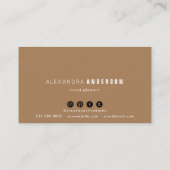 Musique de bande de cassette rétro Carte de visite (Dos)