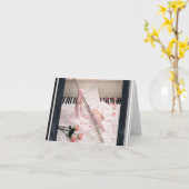 Musique de cannelure et de carte de note de clés (Fleur jaune)