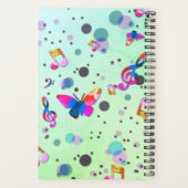 Musique de danse des couleurs sur le vert (Dos)