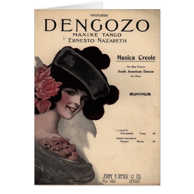 Musique de feuille de tango (Devant)