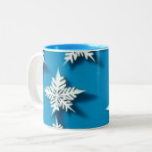 Musique de flocon d'hiver | Cosy Christmas Mug (Devant gauche)