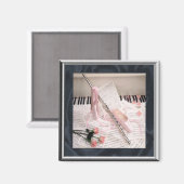 Musique de Flute et Keys Magnet (Recto/Verso)
