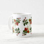 Musique de fraise rétro | Pépinière de fraises Mug (Devant gauche)