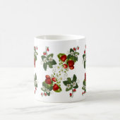 Musique de fraise rétro | Pépinière de fraises Mug (Centre)