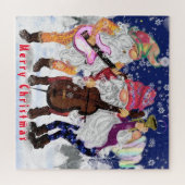 Musique de Noël Gnomes Puzzle (Horizontal)
