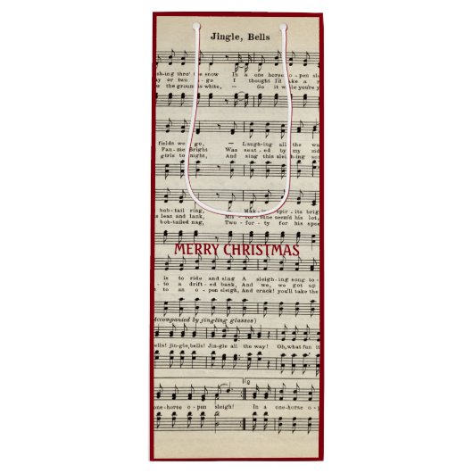 Musique de Noël, Sac cadeau Jingle Bells (Devant)