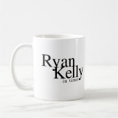 Musique de Ryan Kelly - tasse de logo - blanc (Gauche)
