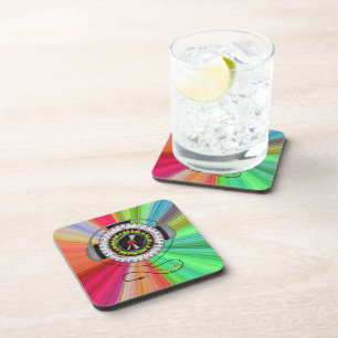 Musique de vie Dessous de verre Carré