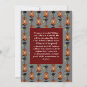 Musique de violon Musique de soirée Invitation (Dos)