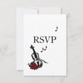 Musique de violon RSVP avec choix d'entrée (Dos)