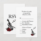 Musique de violon RSVP avec choix d'entrée (Devant / Derrière)