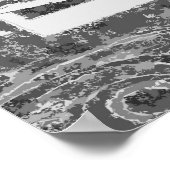 Musique des années 50 vintage - Poster (Coin)