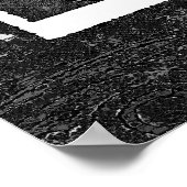 Musique des années 60 vintage - Poster (Coin)