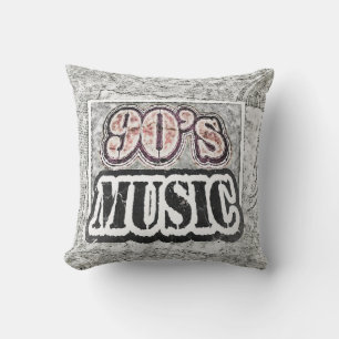 Musique des années 90 vintage - Coussin