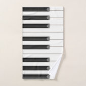 Musique des clés de piano géantes (Serviette à main)