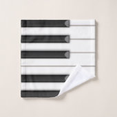 Musique des clés de piano géantes (Gant de toilette)