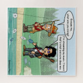 Musique Diffusion Funny Pun Jigsaw Puzzle (Horizontal)