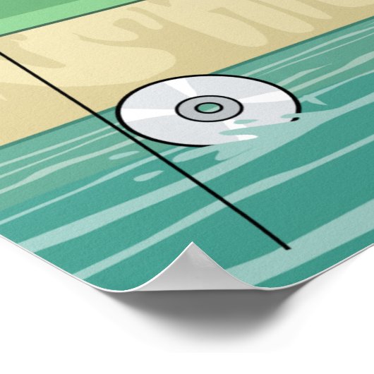 Musique Diffusion Funny Pun Poster (Coin)