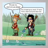 Musique Diffusion Funny Pun Poster (Devant)