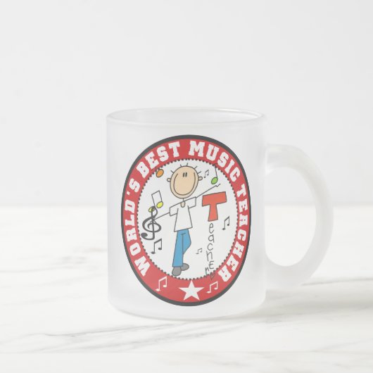 Musique du monde meilleur enseignant Musique Mug (Droit)