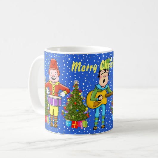 Musique Elves Christmas Mug (Devant gauche)