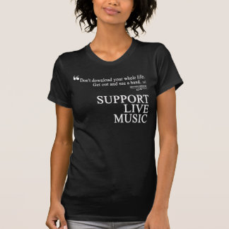 MUSIQUE EN DIRECT de SOUTIEN - le T-shirt adapté