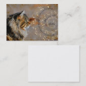 Musique et cartes de visite de chats (Devant / Derrière)