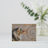 Musique et cartes de visite de chats (Debout devant)