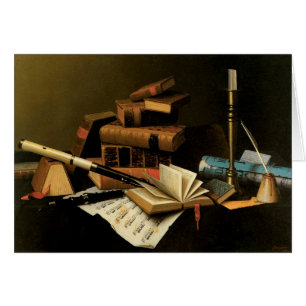 Musique et Littérature par William Harnett, Beaux-