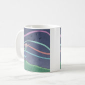 Musique et mélodie Café Mug (Devant gauche)