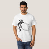 Musique et Petroglyph Kokopelli T-Shirt (Devant entier)