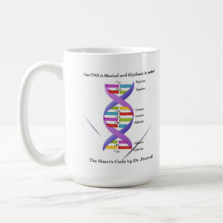 Musique et tasse d'ADN