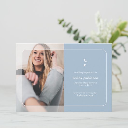 Musique Faire-part majeure (Debout devant)