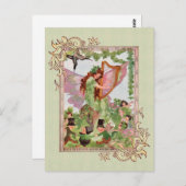 Musique Féerie Lecture Musique Carte postale (Devant / Derrière)