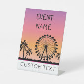 Musique Festival Pedestal Table ou signe alimentai (Recto)