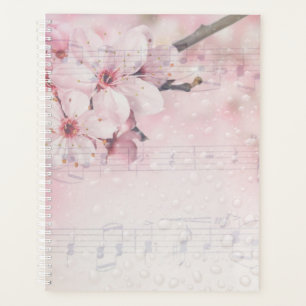 Musique florale rose