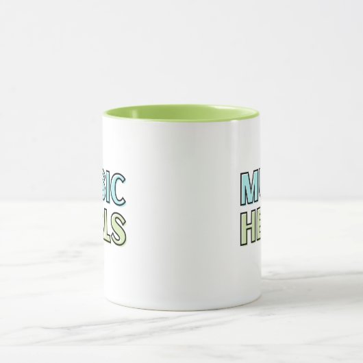 Musique guérit Mug (Centre)
