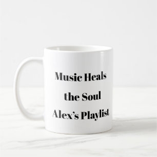 Musique guérit Mug - Cadeau de santé mentale perso